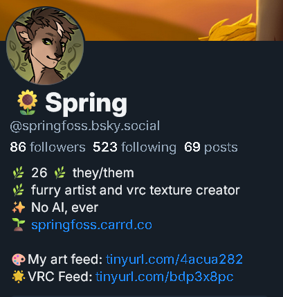 springfoss's tweet image. Find me elsewhere o/