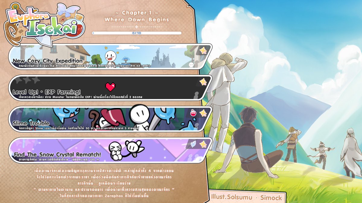 EuphoraProject's tweet image. 🧭Zeraphos Quest Board🌾

ตารางภารกิจแรกของ Zeraphos ออกมาแล้ว!

ภารกิจมีจากเกมไหนบ้าง ทายกันถูกมั้ยนะ✨

🪶ดูเฉลยเกมได้ในไลฟ์ วันที่ 15 ก.ค. 2025 นี้นะครับ! 
youtube.com/watch?v=B7Qlt9…

#vtuberTH #Vtuber #Zeraphos #EuphoraProject