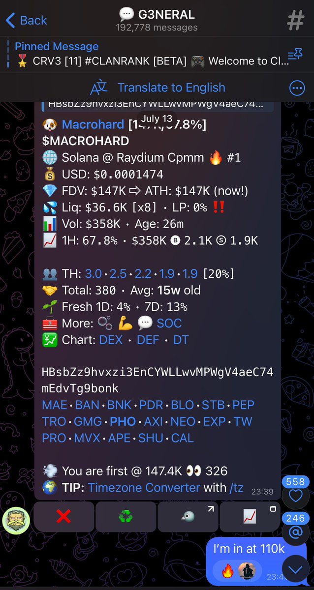Remy Ryy (@remy_ryy) on Twitter photo Posted #MACROHARD in the <a href="/cryptovers3_/">Cryptovers3</a> private telegram at $110k ๐ซก
It just hit $1.3m marketcap ๐
๐
The quickest 10x Iโve hit in a while it was instant ๐ Posted #MACROHARD in the <a href="/cryptovers3_/">Cryptovers3</a> private telegram at $110k ๐ซก
It just hit $1.3m marketcap ๐
๐
The quickest 10x Iโve hit in a while it was instant ๐