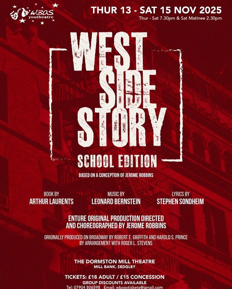 Deanzon25Dean's tweet photo. If anyone wants to see Oliver as Tony in WBOS Youth Theatre West Side Story please book through this link

https://t.co/mQ87Sktaon https://t.co/nsNzUvmSjp