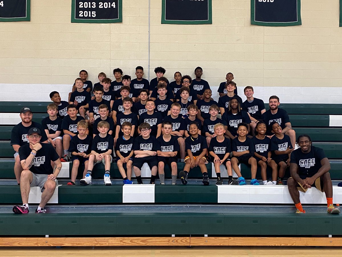 SageCoachBarnes's tweet image. Thank you to all campers, coaches, parents and athletic trainers for a great week of camp! Wishing everyone a happy and healthy rest of their summer. See you in the stands this season! 🏀🐊💚 @Sage_Hoops