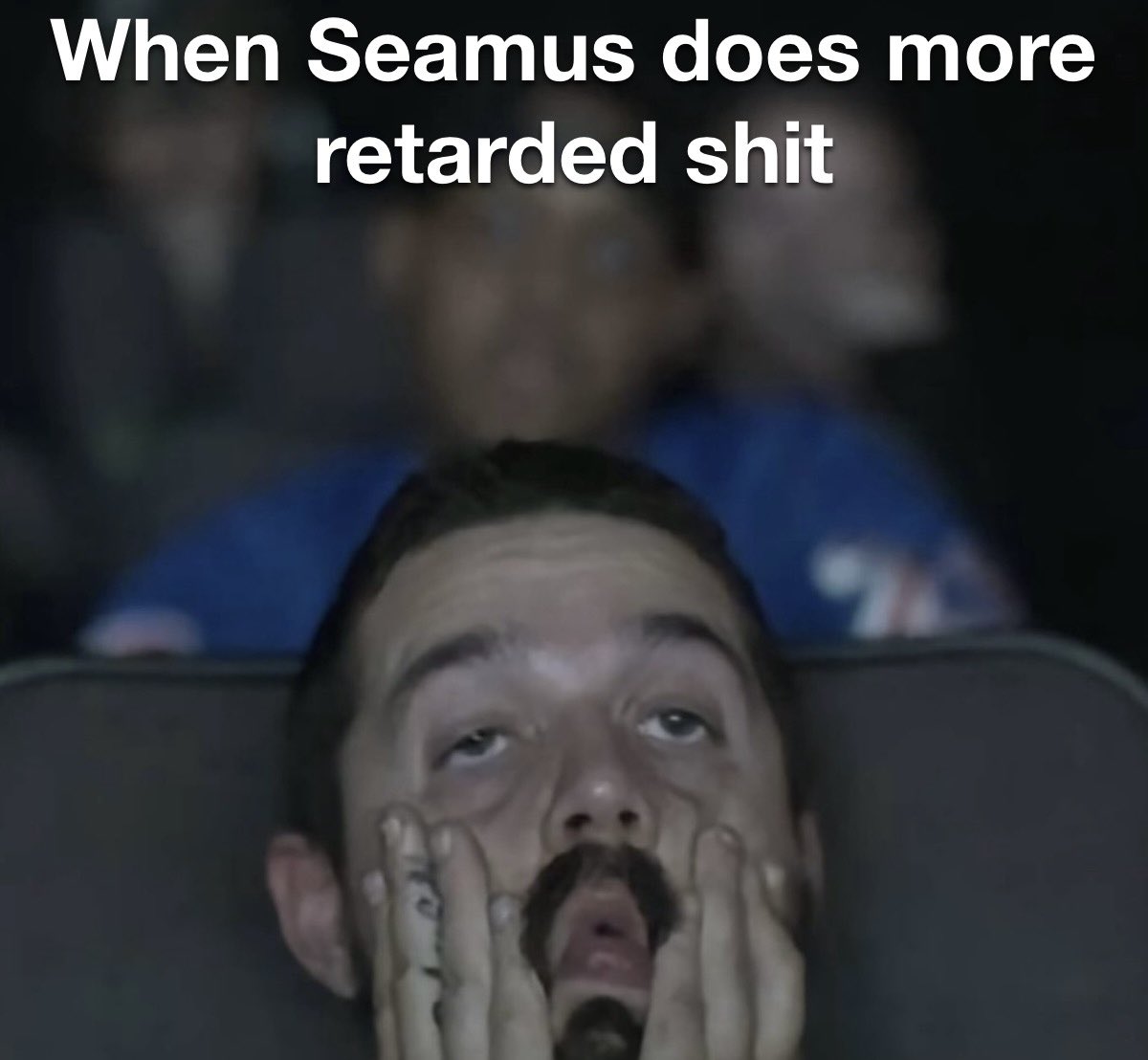 OmgHeHasSEAMBOT's tweet image. 🤔INTERESTING🧐 
Shia LaBeouf was #asked to watch every #single golf tournament Seamus Power has played in. He accepted, #locked himself in a theater, and didnt come out until he had seen every shot. These are some of his reactions…