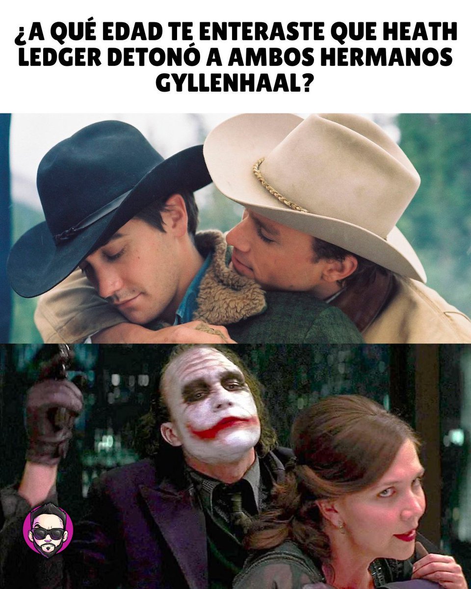 De diferente forma pero si cuenta 😂 😂 
#HeathLedger #Joker