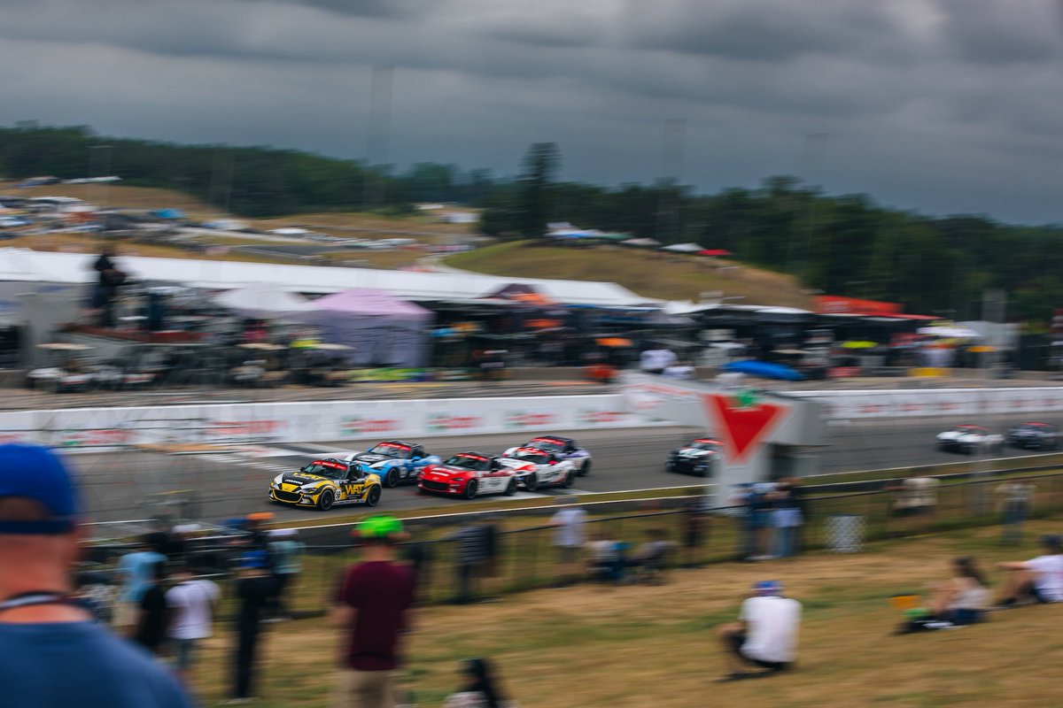 Race 2 at CTMP wrapped up early due to weather, but not before Gresham Wagner charged to P1, capturing the win. Jeremy Fletcher followed up with a strong P2, and Nate Cicero rounded out the podium in third.

#MazdaMotorsports