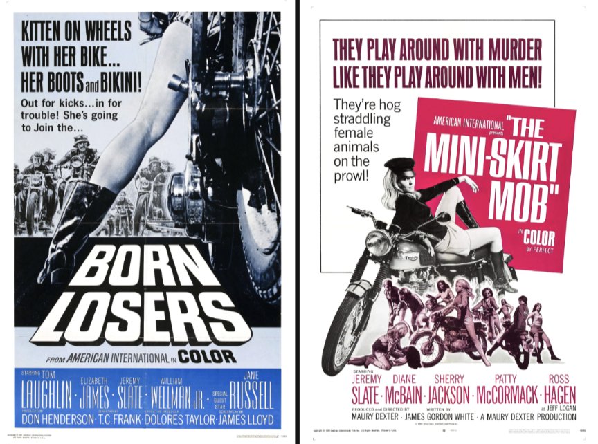 Tonight's motorcycle emptiness double feature favors fashionable threads over protective gear: