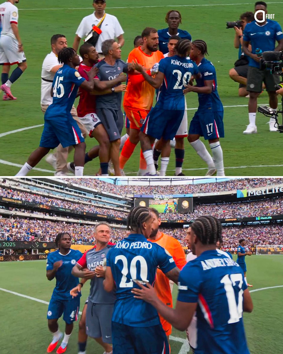 🚨 « 𝗝𝗘 𝗦𝗨𝗜𝗦 𝗦𝗧𝗨𝗣𝗜𝗗𝗘. 𝗜𝗟 𝗠𝗘 𝗣𝗢𝗨𝗦𝗦𝗘. 𝗝𝗘 𝗟𝗘 𝗧𝗢𝗨𝗖𝗛𝗘. 𝗘𝗧 𝗘𝗡𝗦𝗨𝗜𝗧𝗘 𝗜𝗟 𝗦𝗘 𝗝𝗘𝗧𝗧𝗘. »

Luis Enrique 🇪🇸 sur son altercation avec Joao Pedro 🇧🇷.

🗞️ <a href="/marca/">MARCA</a>