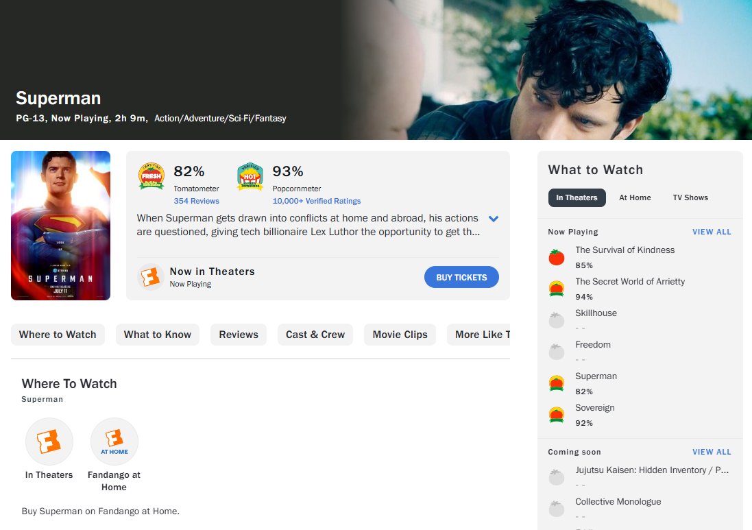 Talk about.. OOF (This isn't a dig at Man of Steel in any way. It's just.. wow how this movie blew people's expectations away)

Also, to any Snyder fans, if you go into a movie expecting to hate it, then yer gonna hate it.