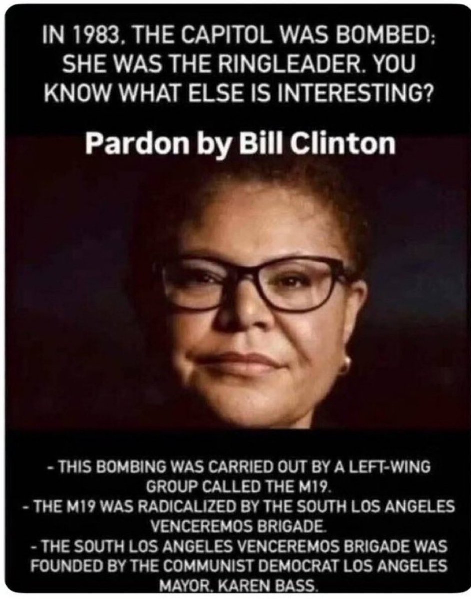 Don’t forget who Karen Bass is!