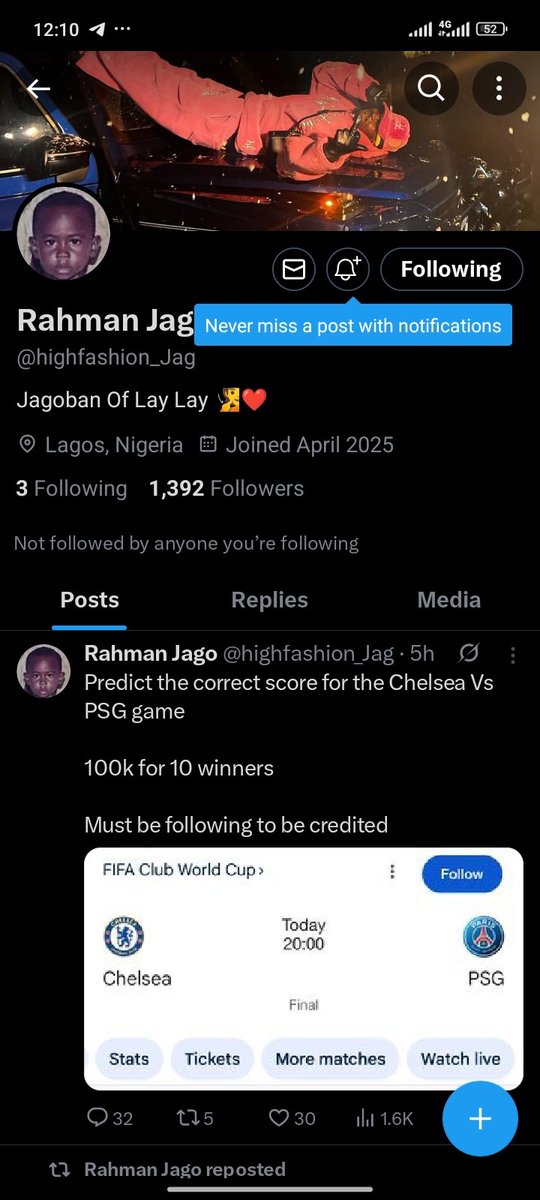 IDimobi's tweet photo. @BlessingGives 9021787037
Opay
Basil Ifeanyi Dimobi 

I hope and pray to win your giveaway 🥹🤲 https://t.co/jb3hXxP1lt