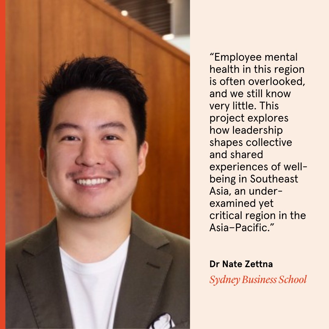 BrainMind_Usyd's tweet image. Congratulations to @sydney_business recipients of the BMC Engagement Collaborative Grants, Dr Nate Zettna and @mikeseymour, who will both be collaborating with Jo-An Occhipinti - Co-director of the #MentalWealthInitiative
📄➡️bit.ly/BMCECGs2025