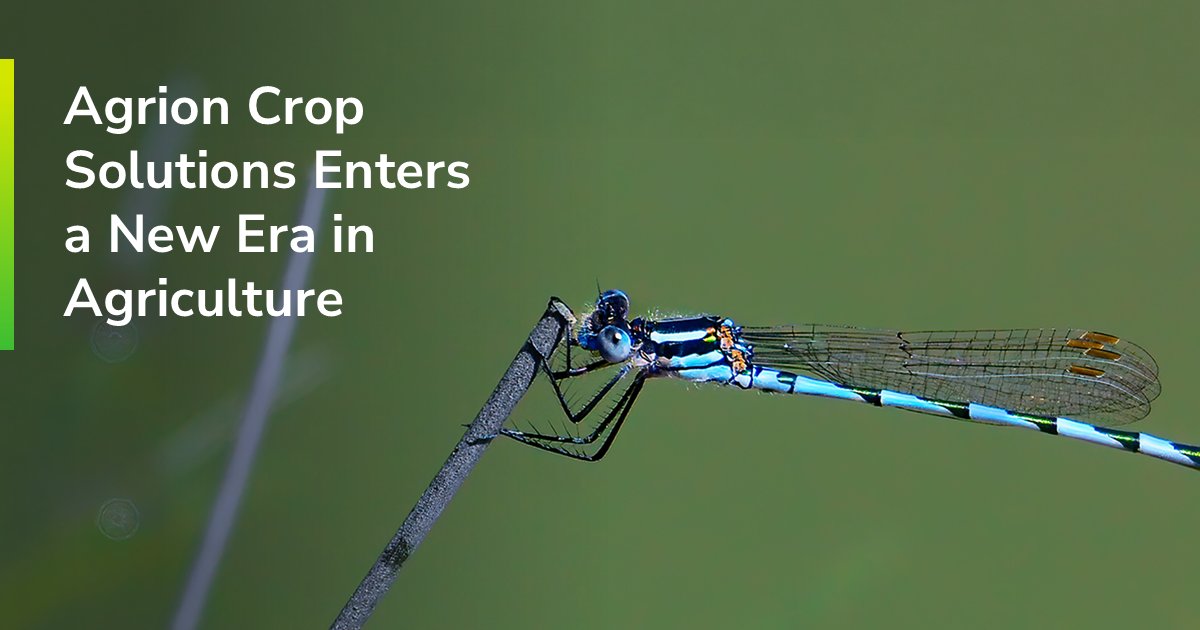 Agrion Crop Solutions (formerly SST & SACOA) tweet media