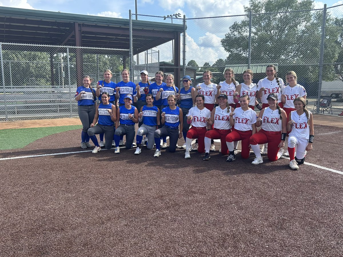 sydscott17's tweet photo. As a team we finished champions of the SFTS tournament! I pitched 12.2 innings with 14 K’s, 3 BB, and a 1.6 ERA. I had 17 AB’s, with a .353 AVG, 6 hits, 2 HR, 4 RBI’s and 2 strikeouts. https://t.co/UMSWqKUQLj