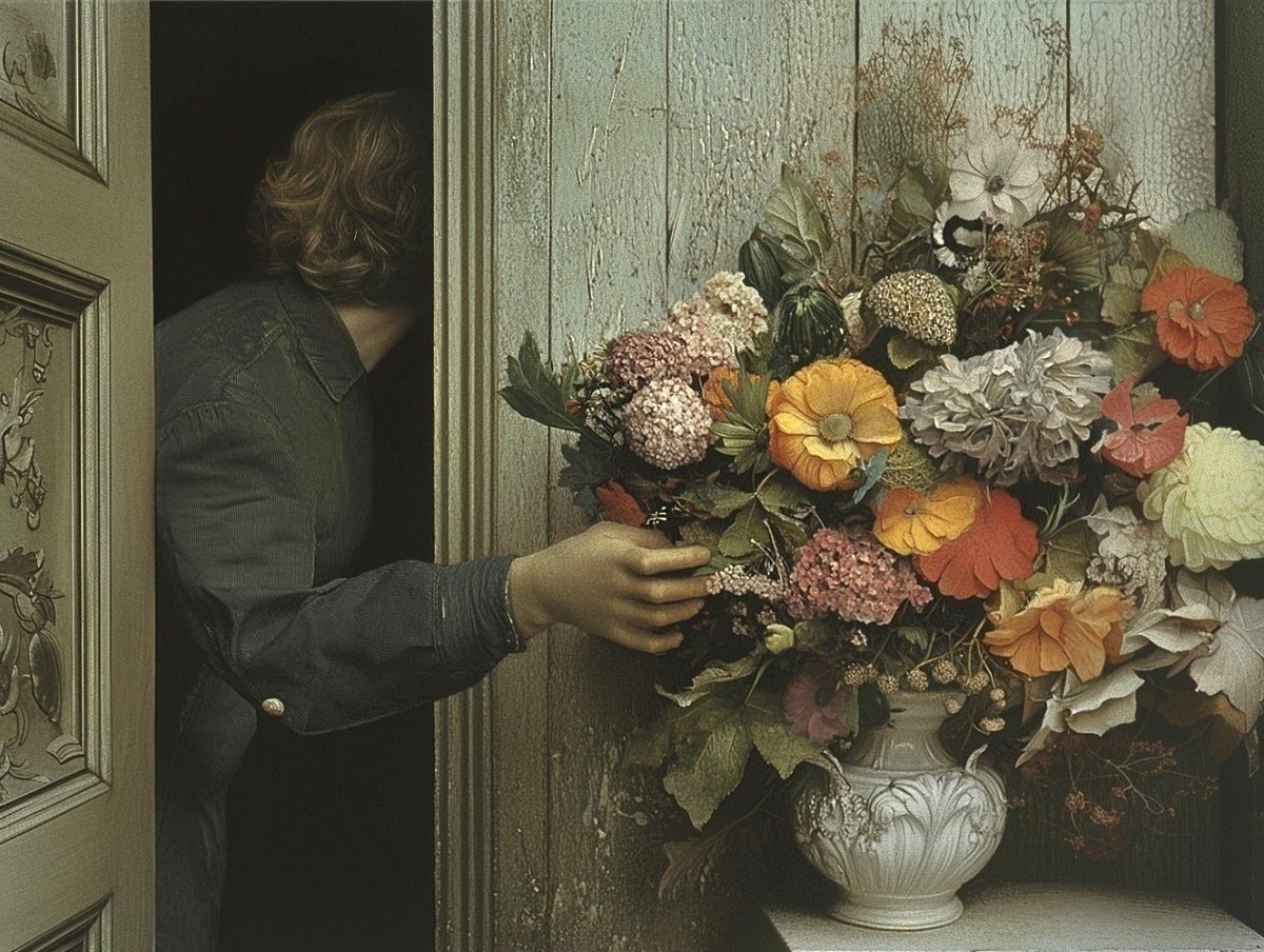 aish0626's tweet image. The Flower Thief – A Modest Revenge

#aiart #DigitalArt #NFTCommunity