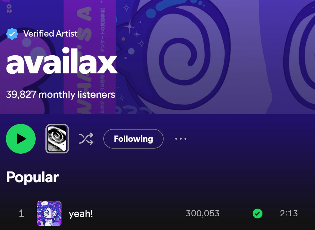 300k 💜