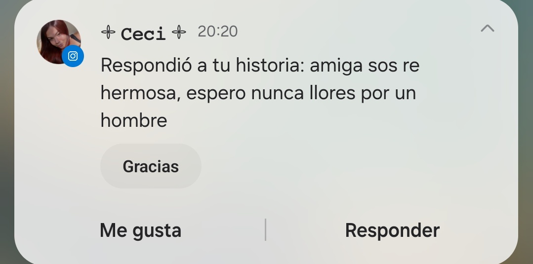 Como le explico que lloro con su mensaje, mi curita definitivamente son mis amigas
