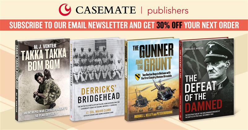Find out about the latest military history books by signing up for our newsletter!
Also, receive a 30% off coupon with your next order at checkout!

💻️: casematepublishers.com/newsletter-sig…

#newsletter #booksky #militarybooks