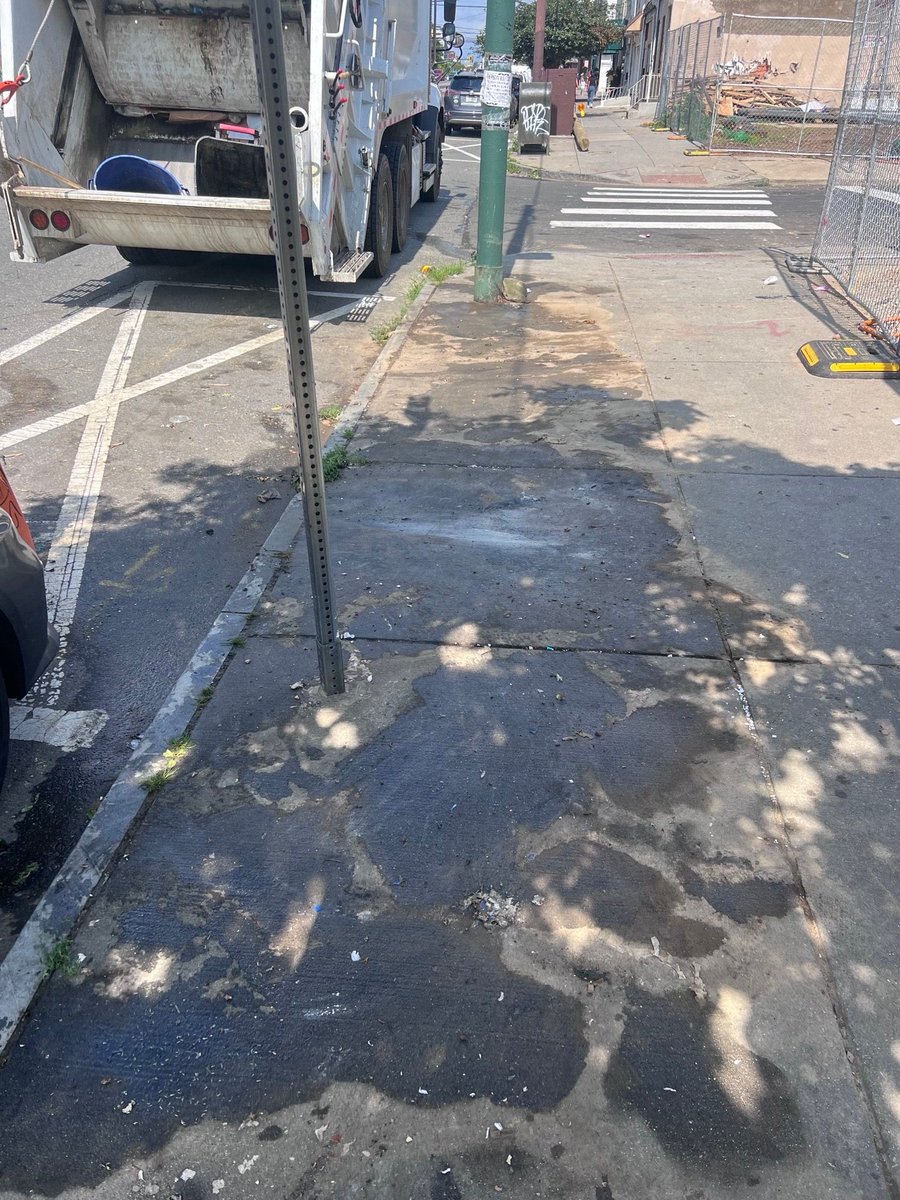 PhilaSanitation's tweet image. Sanitation crews have been focused on cleaning and removing illegal dumpers piles since the work stoppage ended.