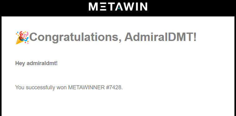 AdmiralDmt's tweet photo. @Skelhorn Got to update mine! Coz I kept on winning!!
Thanks Uncle @Skelhorn !!
MW: AdmiralDMT
TOKEN: 7428,7151
#METAMAX!!! https://t.co/CbGqmiDixC
