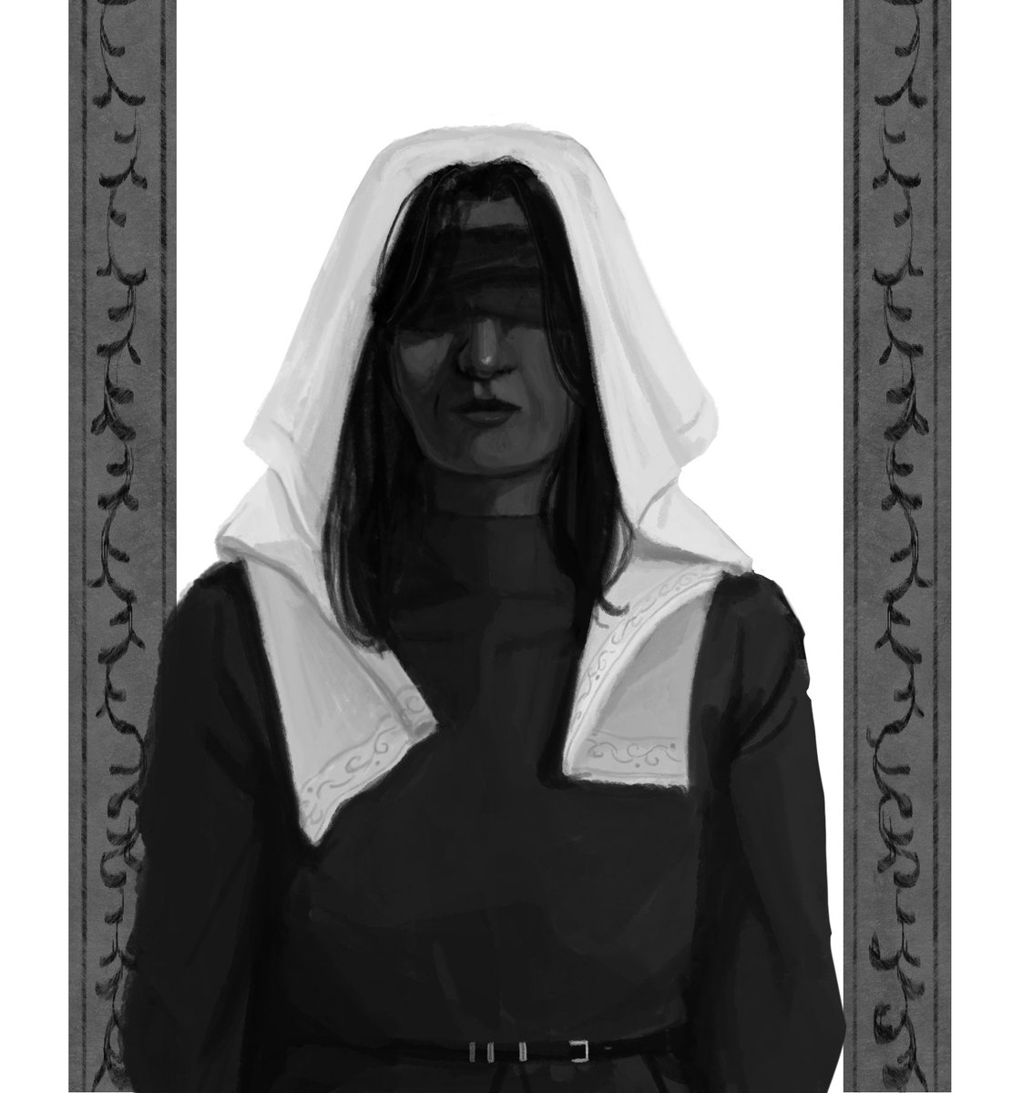 1nterspace's tweet image. Alia Showl sketch #malevolentpodcast