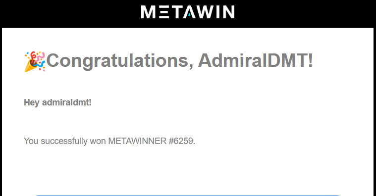 AdmiralDmt's tweet photo. @Skelhorn Got to update mine! Coz I kept on winning!!
Thanks Uncle @Skelhorn !!
MW: AdmiralDMT
TOKEN: 7428,7151
#METAMAX!!! https://t.co/CbGqmiDixC