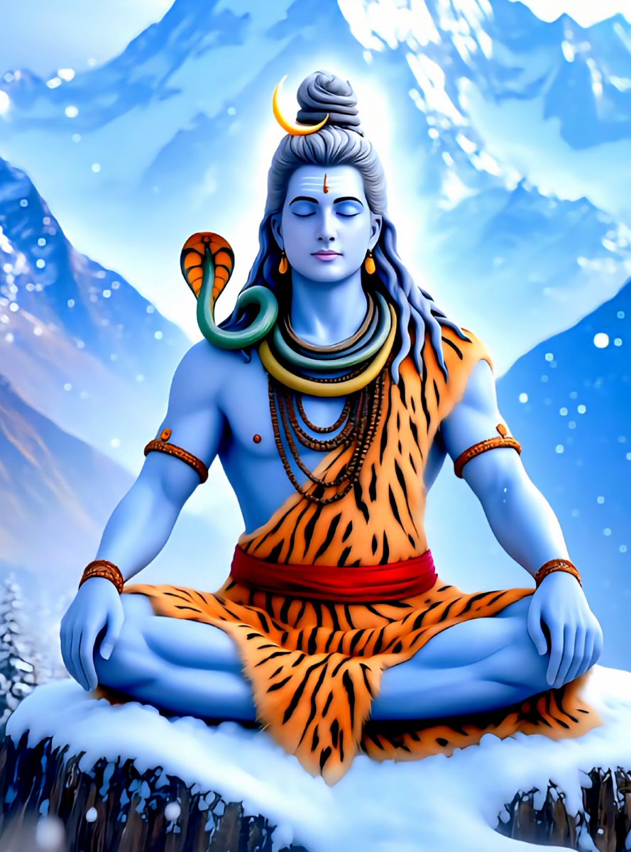 ShivShaktiShory's tweet photo. ॐ त्र्यम्बकं यजामहे सुगन्धिं पुष्टिवर्धनम्।
उर्वारुकमिव बन्धनान्मृत्योर्मुक्षीय माऽमृतात्॥
🕉️ "कैलाश के वासी, ध्यान में लीन महादेव..."
"जहाँ शून्यता भी शिवमय हो जाती है!" 🔱🚩🙇🏻
#शिव_प्रभात #ॐ_नमः_शिवाय #हर_हर_महादेव #सावन_सोमवार #जय_भोलेनाथ #जय_महाकाल https://t.co/ZJUKwJ4oqs