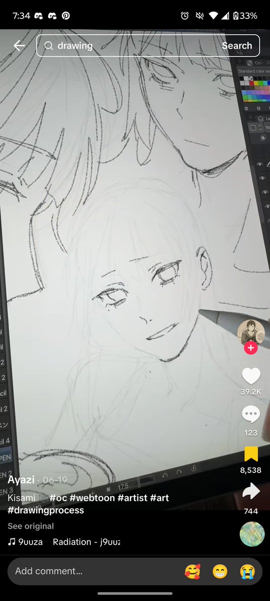 theeuphoricsun's tweet image. Does anyone know an ibis paint brush that looks like this by any chance? Or a Krita brush that looks like this by any chance-