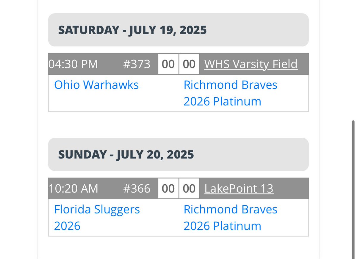 Richmond Braves (@richmondbraves) on Twitter photo Catch the 2026 Platinum boys at the Prep Baseball National Championships this coming week! <a href="/PrepBaseballVA/">Prep Baseball Virginia/DC</a> Catch the 2026 Platinum boys at the Prep Baseball National Championships this coming week! <a href="/PrepBaseballVA/">Prep Baseball Virginia/DC</a>