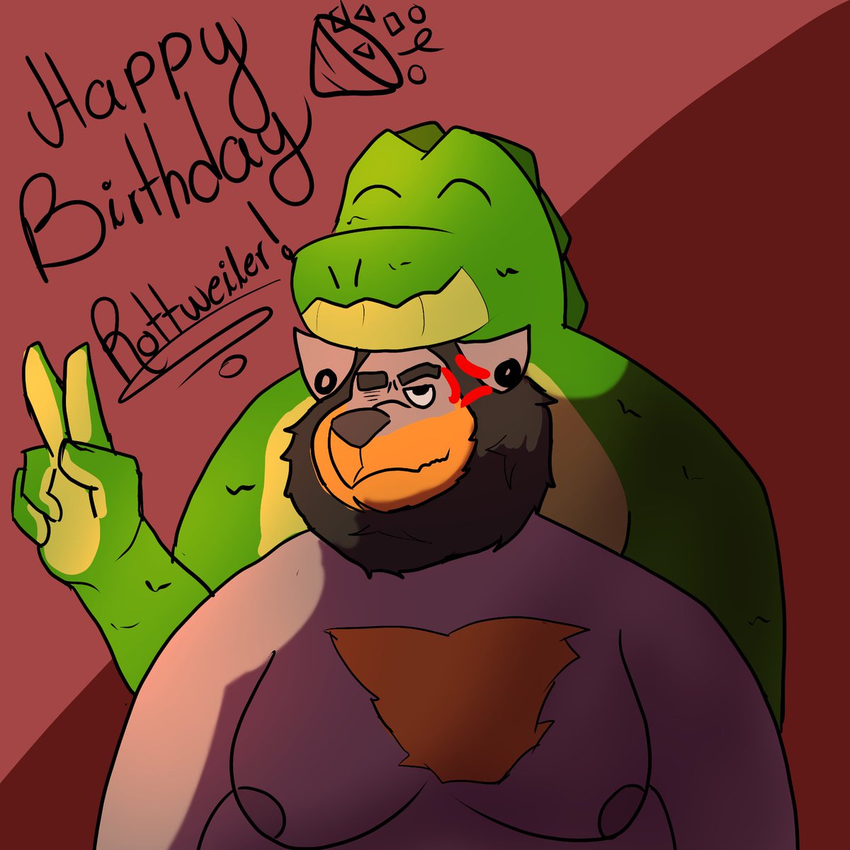 0_Neidan's tweet photo. Is not the best artwork BUT, I wanted to make something special for you since I really admire you and I really like you:D hope we can still be friends in the future and let you know that you can always count on me;) happy birthday @ChobeRottie 💖!!! https://t.co/CP3CXulqU2