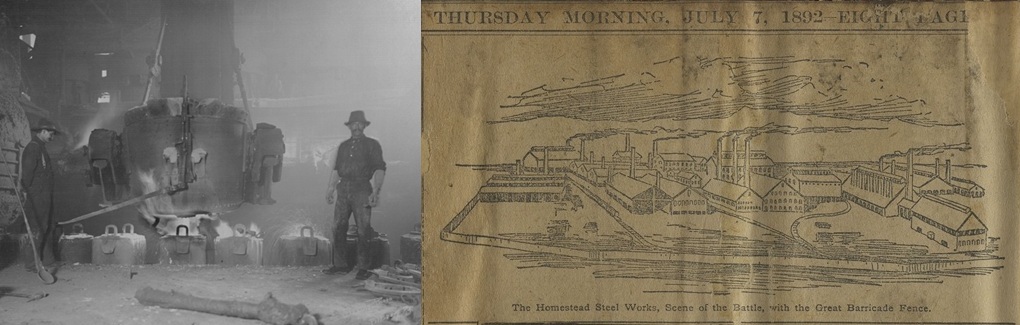 On July 6, 1892, a gun battle took place between striking workers from the Carnegie Steel plant in Homestead, Pa., and Pinkerton agents. The battle was rooted in efforts by Carnegie Steel to break the union's presence at the plant. This included implementing wage cuts, locking