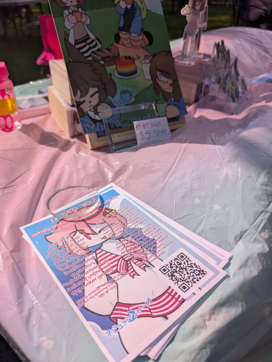 simonszines's tweet image. I HAD SUCH A GOOD TIME AT PRIDE IN THE PARKK!! :3
Ty to anyone who came by and supported me it, means so much to me and this zine
#prideevent #pyohato #nebulamancers #fanzine