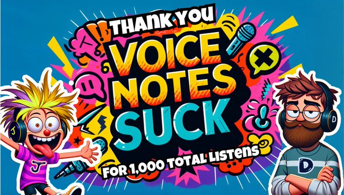 hurmieNFT's tweet image. 🍺 new drinking game - take a sip every time there&apos;s a ding on @VoiceNotesSuck 

🎙️ this new podcast by @Davc_s &amp;amp; @jaystansfield is great

🚨 check it out - hub.xyz/voicenotessuck