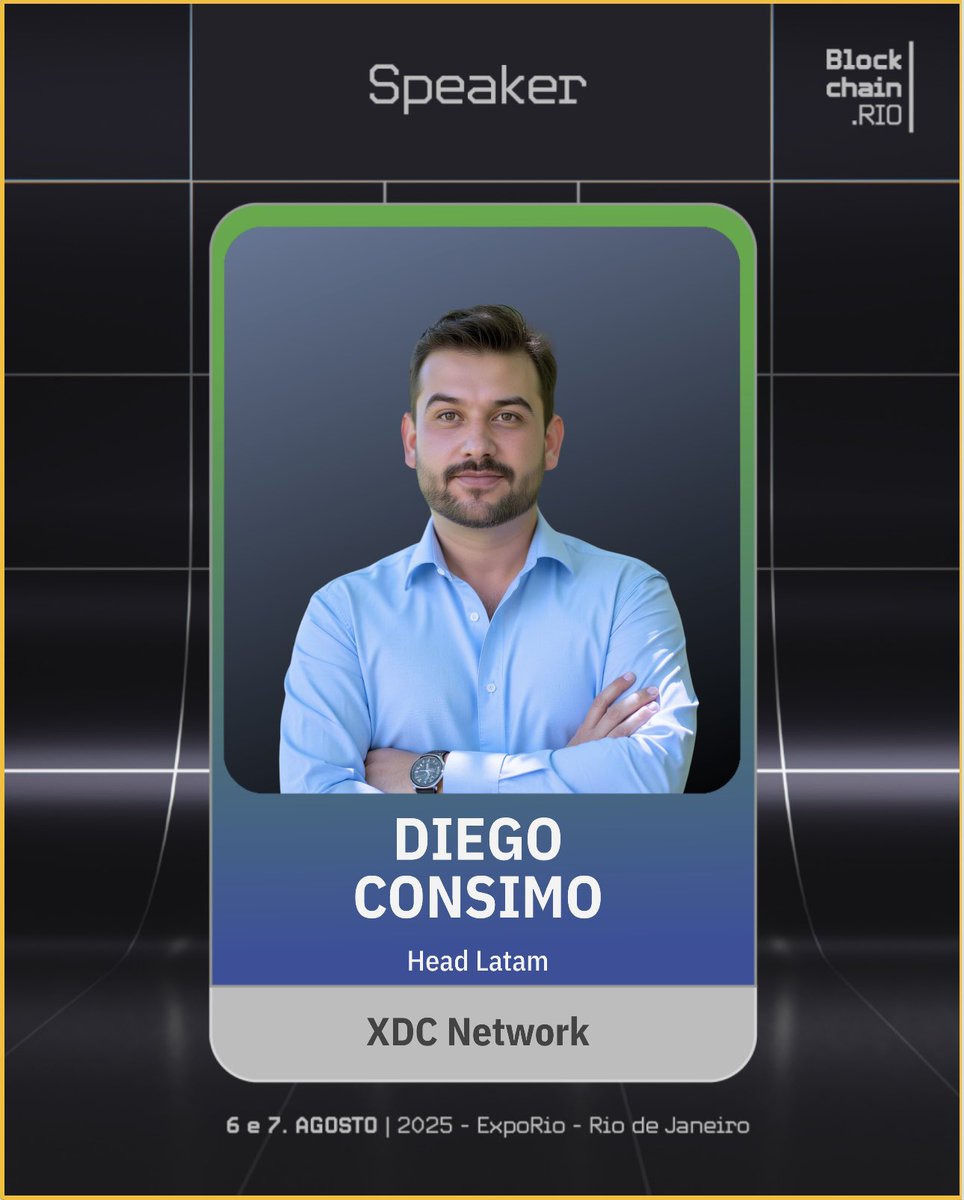 DConsimo's tweet image. Estarei presente no maior evento de Blockchain e Finanças Digitais da América Latina. O @blockchainrio 2025. acontece nos dias 6 e 7 de agosto no ExpoRio / RJ.
Nos encontramos lá!
Para mais informações, acesse blockchainrio.com.br
Ingressos no Sympla.
#blockchain…