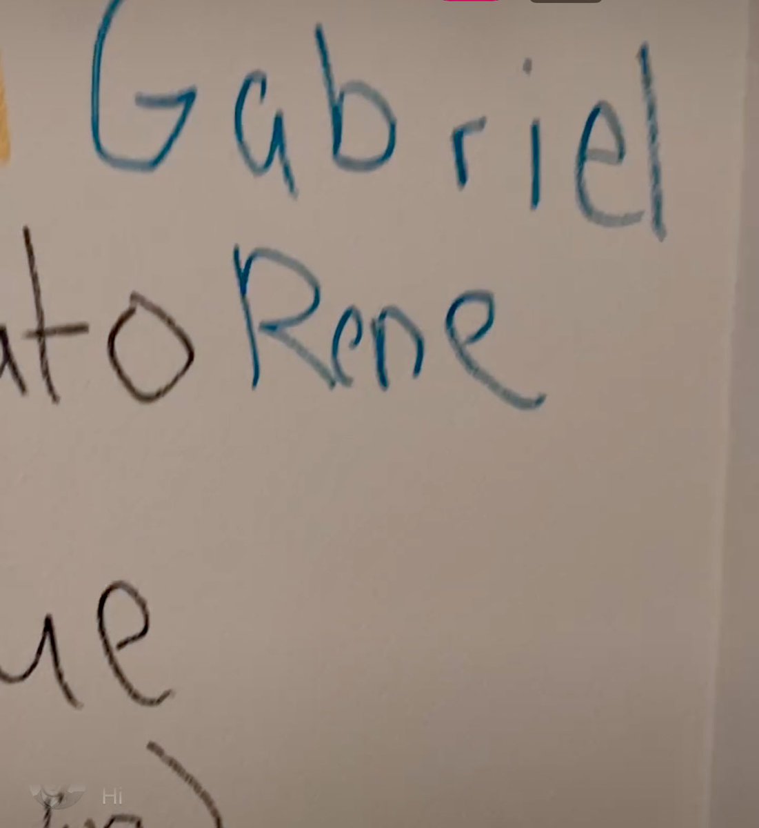 Last night, <a href="/hannahstrumner/">Hannah Strumner</a> went live on YouTube, and I was thrilled to find my name on her #WallOfSupporters, as revealed during her earlier <a href="/instagram/">Instagram</a> Live.  It is an honour to be included among those who support your artistic endeavours, Hannah. 🙂