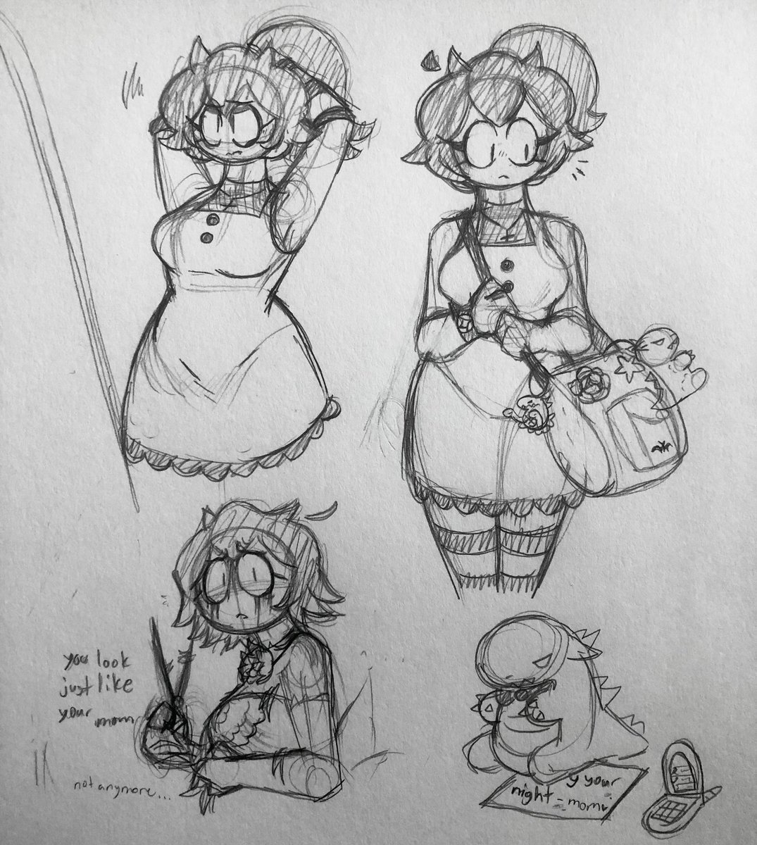 Belle doodles (+ subtle lore)