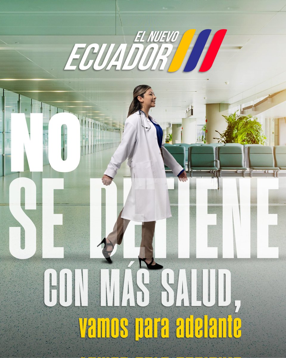 #Tendencia Ecuador se levanta con salud y esperanza.

Con más salud, vamos para adelante.
Estamos construyendo un país donde el bienestar es prioridad, donde cada inversión en salud es una inversión en el futuro. Porque un Ecuador sano es un Ecuador fuerte!

@ladataec👈

#ladata