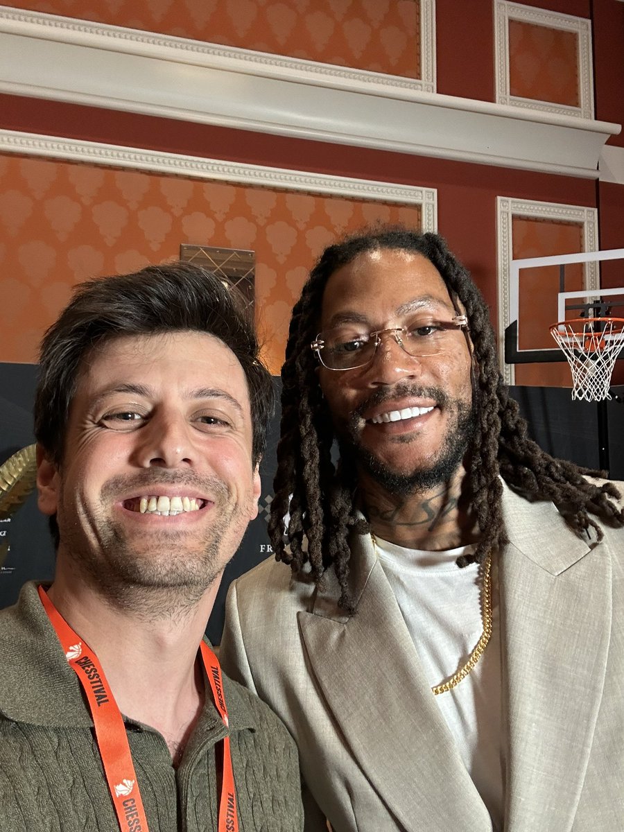 Derrick Rose paşa ile Chesstival etkinliğinden 🔥