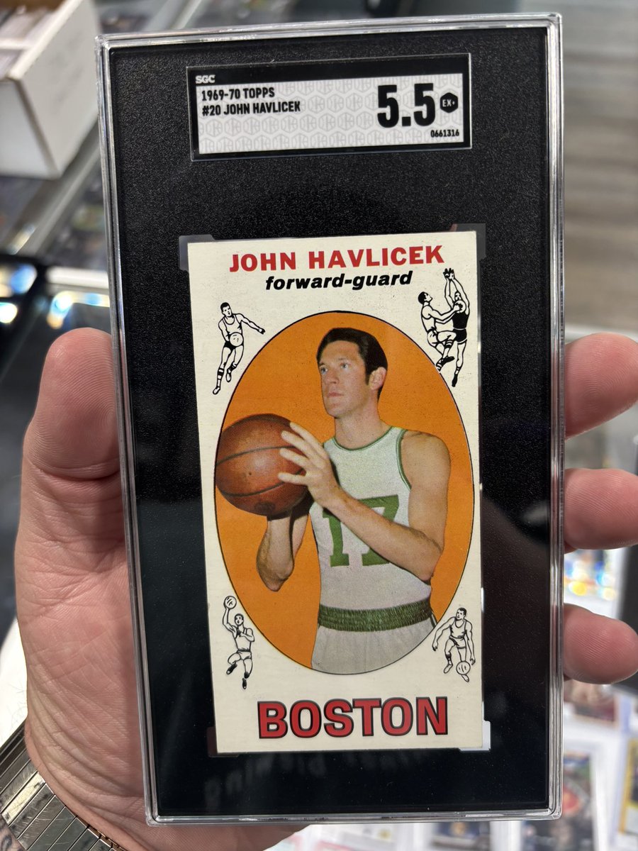 #FACTORYSTACKS stack thru 7/13 (tonight)!

$95 John Havlicek ‘69 Topps 

Claim with “take”, offers can be sniped.
Stacks &lt; $60 pay $5 BMWT. Must claim at full for claim to be eligible for 5-10% stack discount.