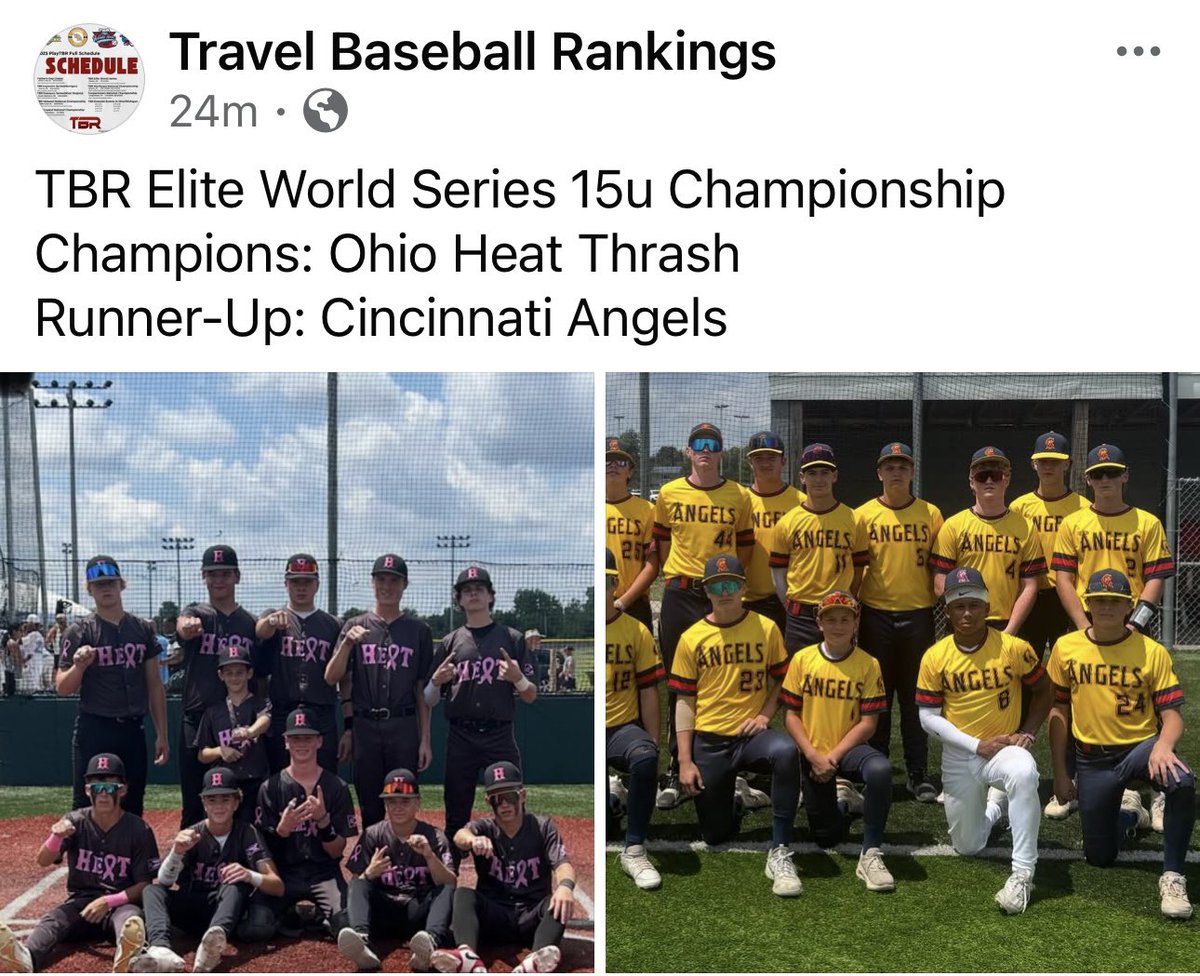 Nick_Morrow18's tweet photo. Great weekend with the guys. TBR World Series Champs. Here are a few swings including a Grand Slam. @heat_ohio @LEHawksBaseball https://t.co/hVd7tLVxD6