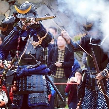 _Gun_Samurai's tweet image. The Matsumoto Castle Gun Corps - a martial arts display team from central Japan.