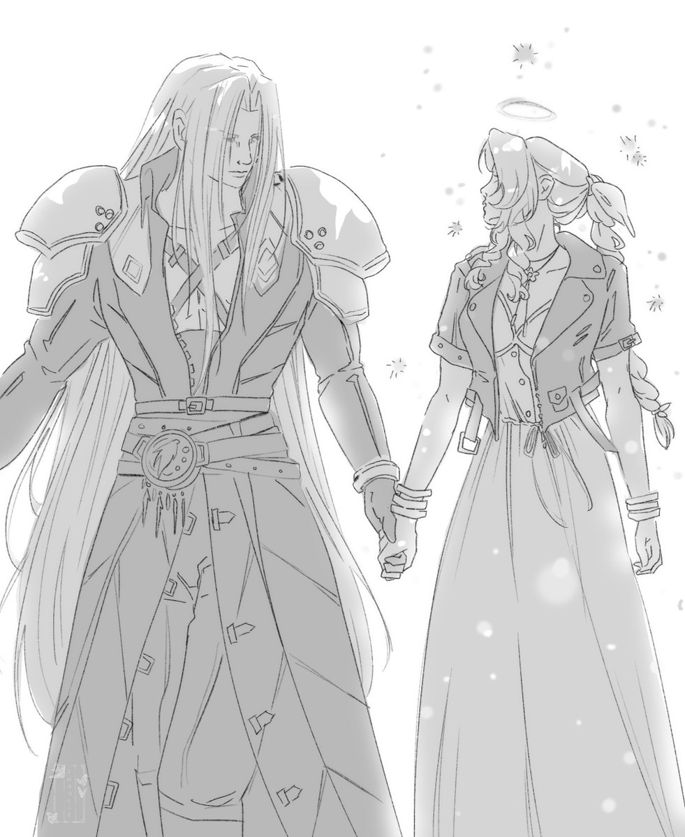 Day2 -  Rivals to lovers
Little sketch I did for LilyLylalies oneshot ❤️
#Aeriseph week 2025