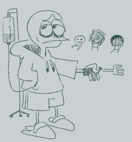 *cough* *cough* ohhh guys... i think im not feeling the best to my abilities right now.

im gonna take a break and just focus on recovering...