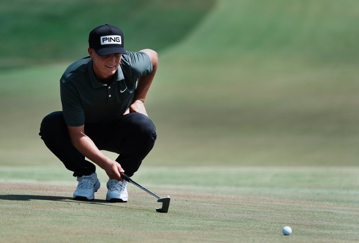 CJ_Upshot's tweet image. William Mouw shot a 9 under 61 on the last day to win the ISCO Championship golf tournament at the Hurstbourne Country Club.