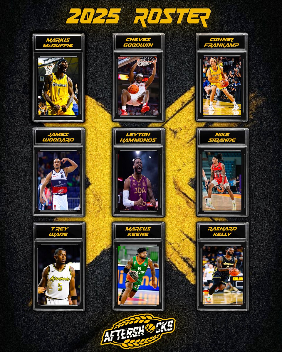 2025 roster ✅ Got something great cooking 👀🌾

See you at Koch Arena Friday night!
#TBT #Aftershocks #Basketball