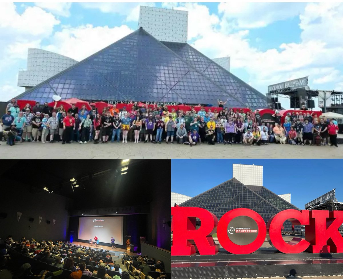 Awesome time this weekend at the Professor Conference at <a href="/rockhall/">Rock & Roll Hall of Fame</a>
