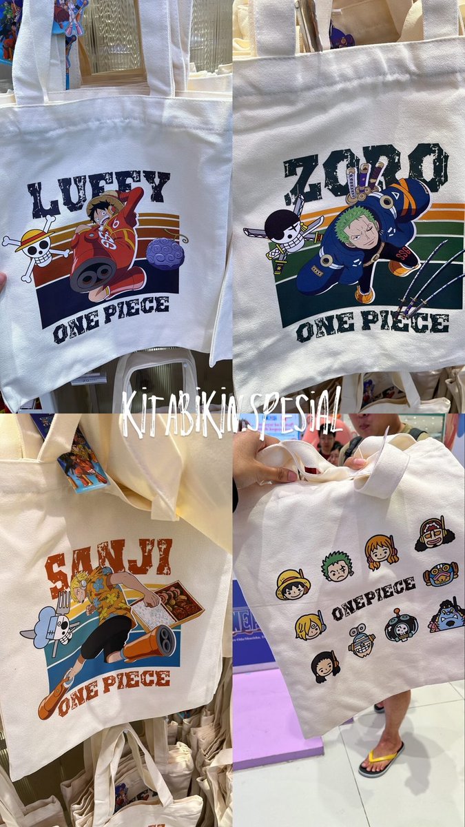lifiaaml2nd's tweet image. buat yg mau PO bagpack dan totebag miniso x one piece bisa ke shopee yaa s.shopee.co.id/9ADcbaHzrY