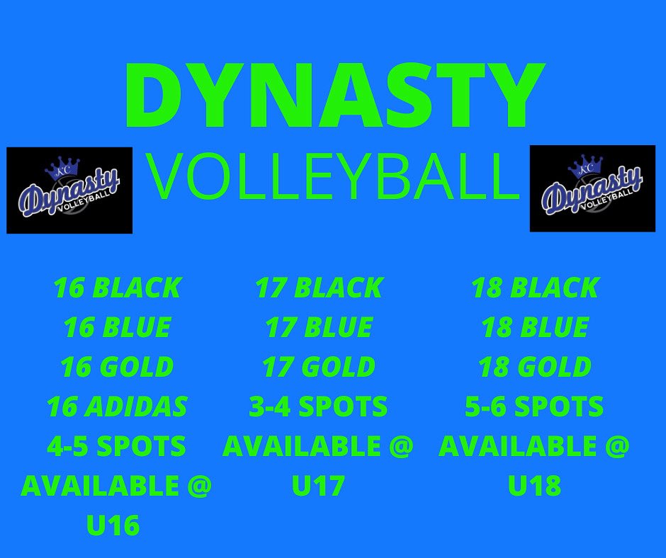 DYNASTY Volleyball (@dynastyvbc) on Twitter photo 