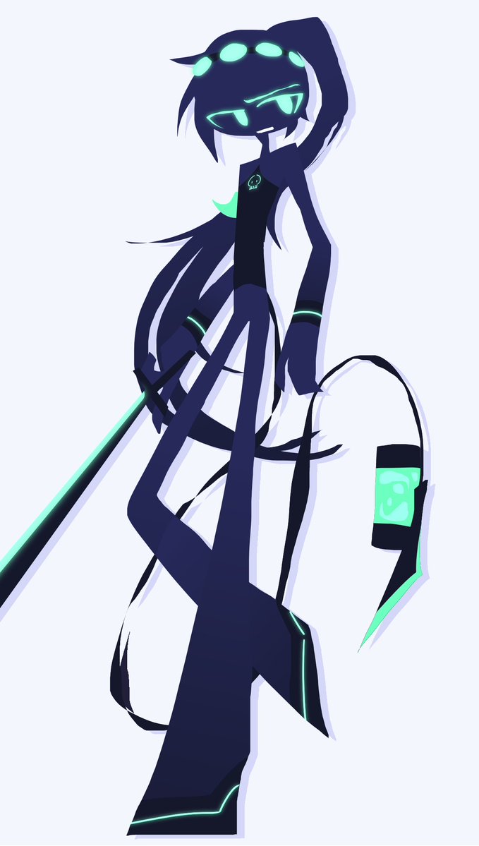 AmiPuff's tweet image. drew this kinda impulsively but now one as a murder drone
#RHG