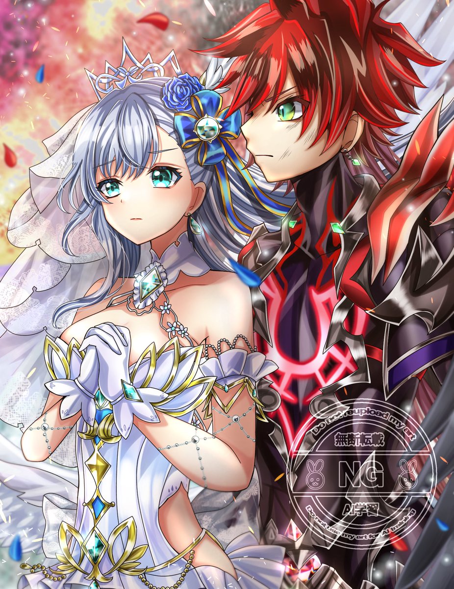 usgPeace's tweet photo. 白猫プロジェクト11周年おめでとうございます！

過去絵で失礼します🙇‍♀️ https://t.co/38Y3Ei5w3R