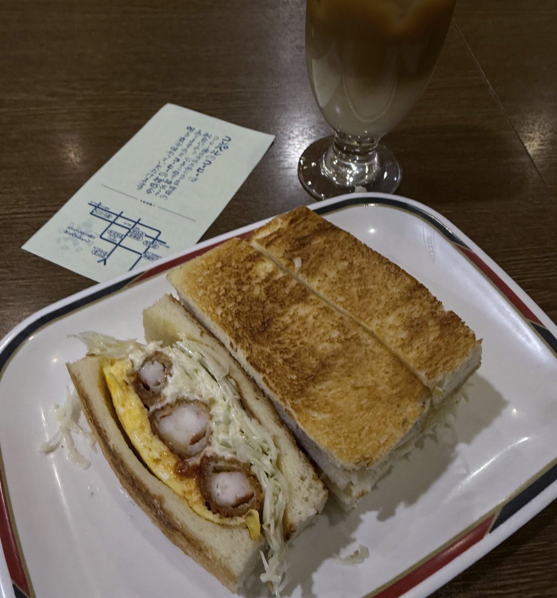 モーニングして帰ります☕️