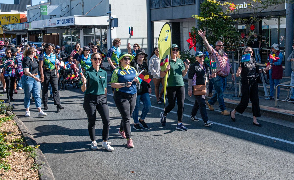 CQU's tweet image. We had a special week celebrating #NAIDOC2025 across our campuses — from marches to markets and tree planting 🌱 Honouring 50 years of NAIDOC, we embraced #StrengthVisionLegacy and celebrated the next generation.
📸 See some highlights below + share how you marked the week 👇